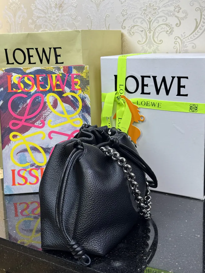 Flamenco Purse in Grained Deer Leather