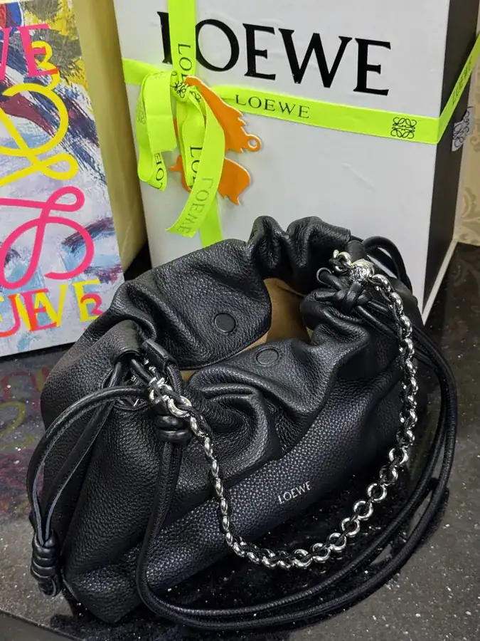 Flamenco Purse in Grained Deer Leather