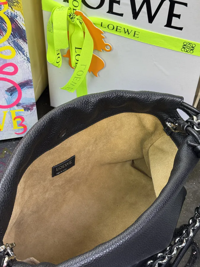Flamenco Purse in Grained Deer Leather