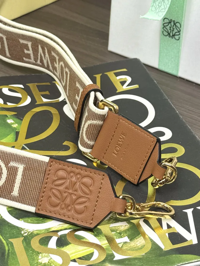 Anagram Embroidered Shoulder Bag