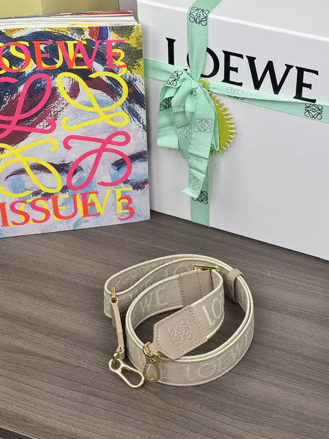 Anagram Embroidered Shoulder Bag in Sand