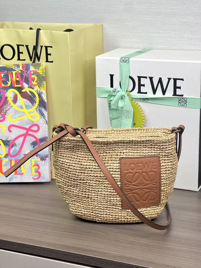Anagram Slit Pochette Basket Handbag