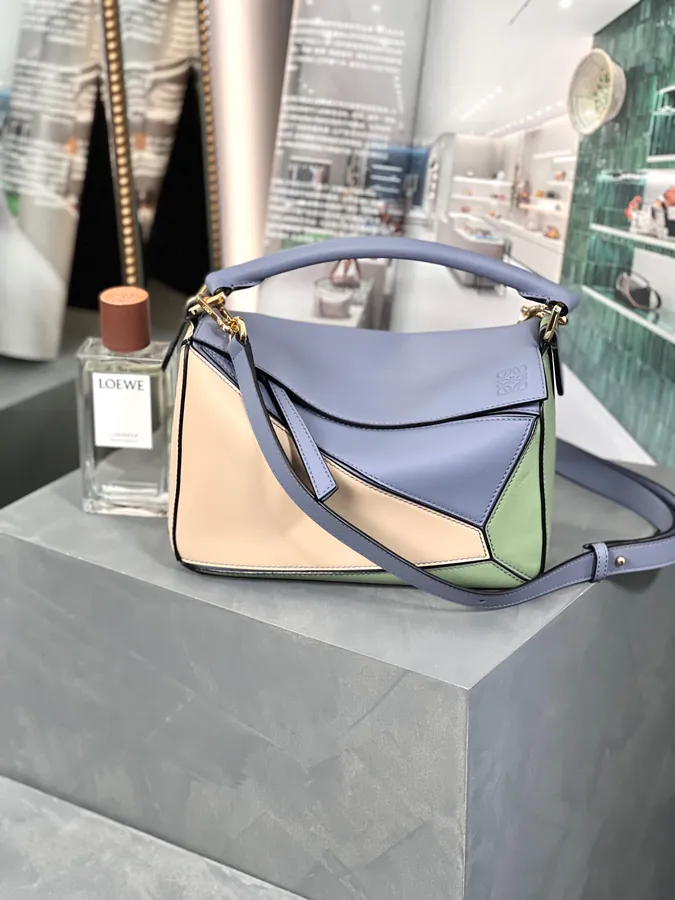 Rocha Classic Puzzle Geometric Small Handbag