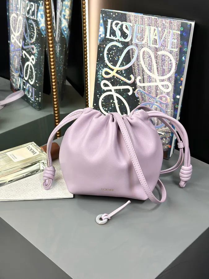 Flamenco Purse New Yu Fu Bag Series, Purple