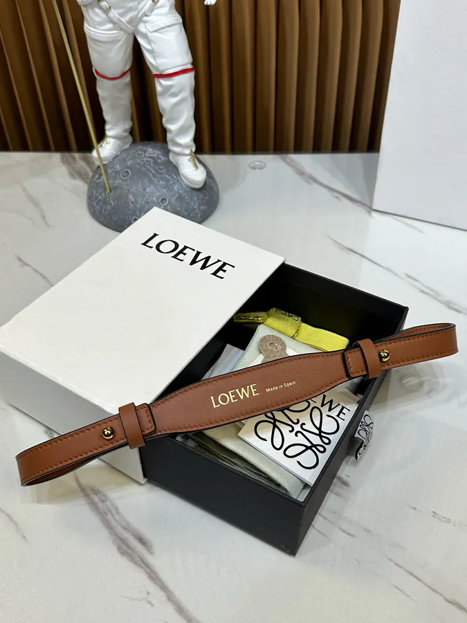 Löwe Single Strap Bucket Bag Brown
