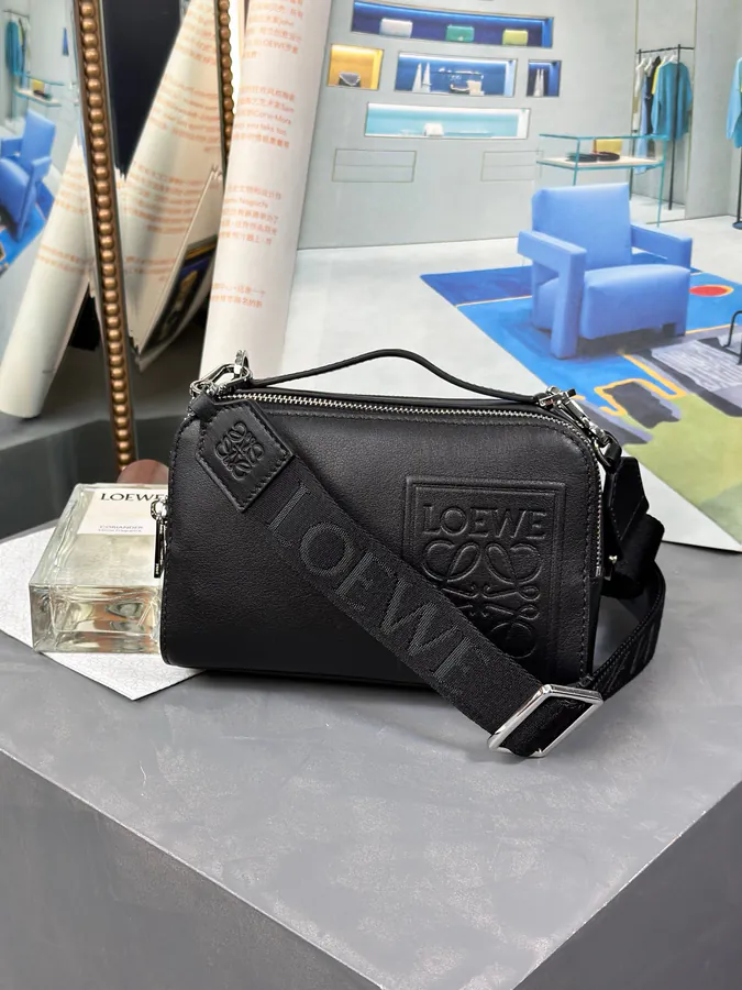LOE Camera Bag Versatile Crossbody & Tote, Grained Calfskin