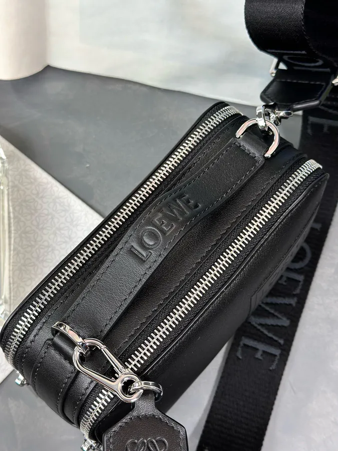 LOE Camera Bag Versatile Crossbody & Tote, Grained Calfskin
