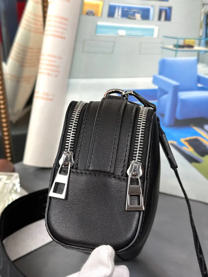 LOE Camera Bag Versatile Crossbody & Tote, Grained Calfskin