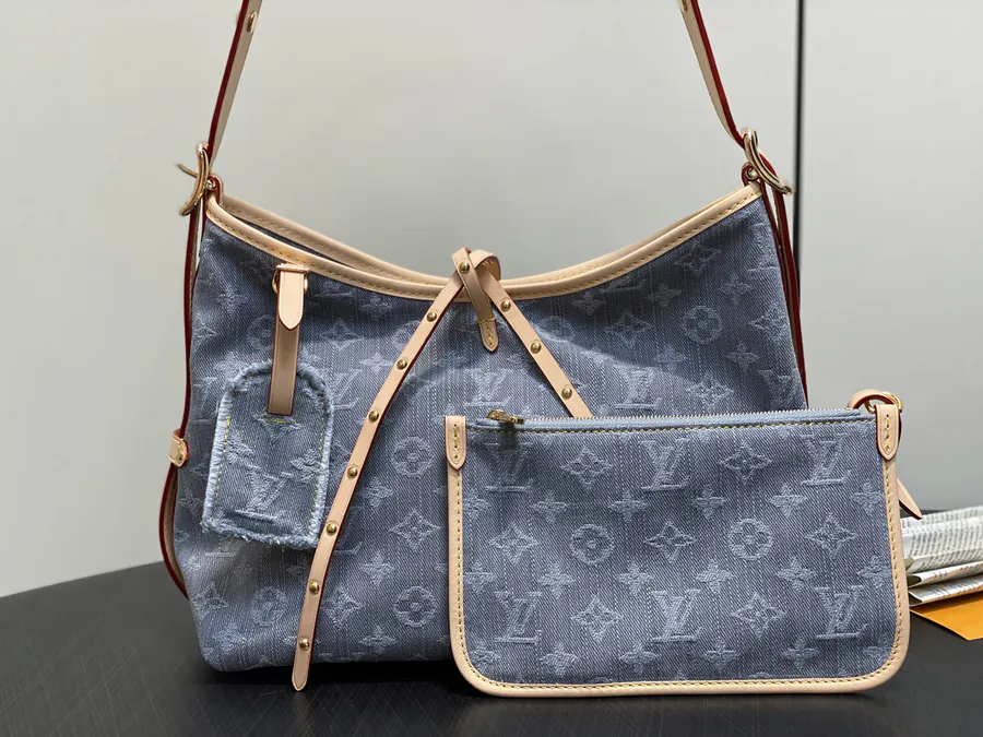 Louis Vuitton Monogram Denim CarryAll Small Bag