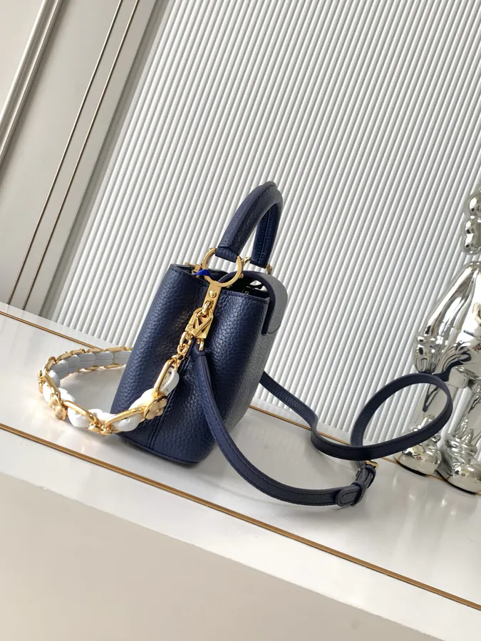 Capucines BB Handbag in Blue
