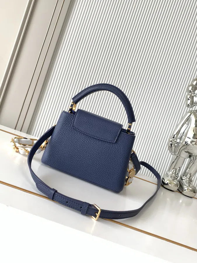 Capucines BB Handbag in Blue