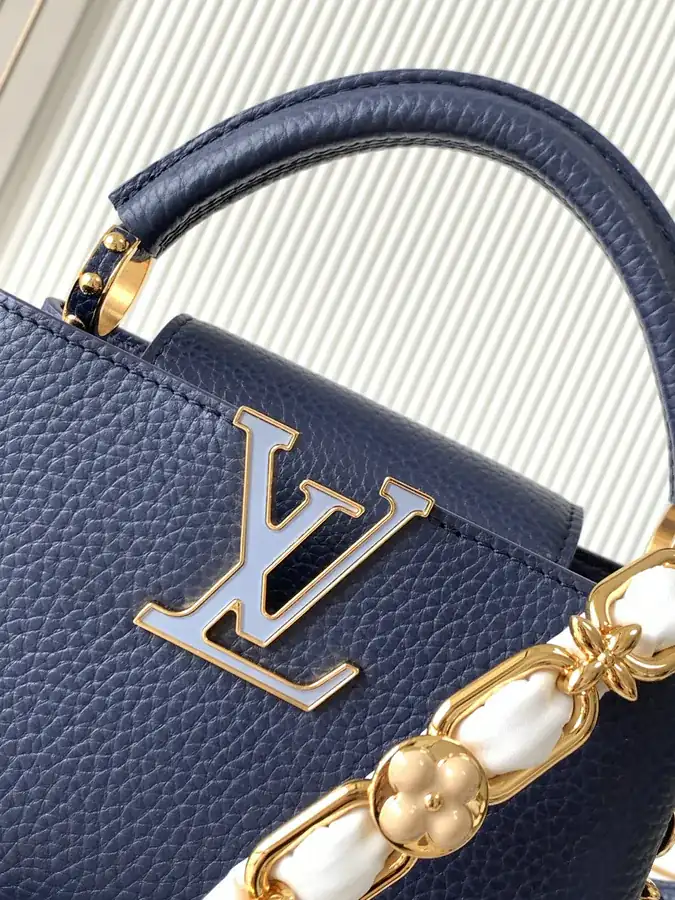 Capucines BB Handbag in Blue