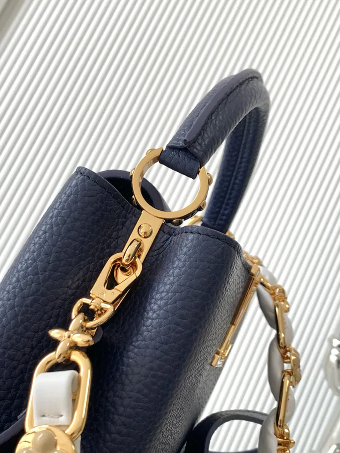 Capucines BB Handbag in Blue