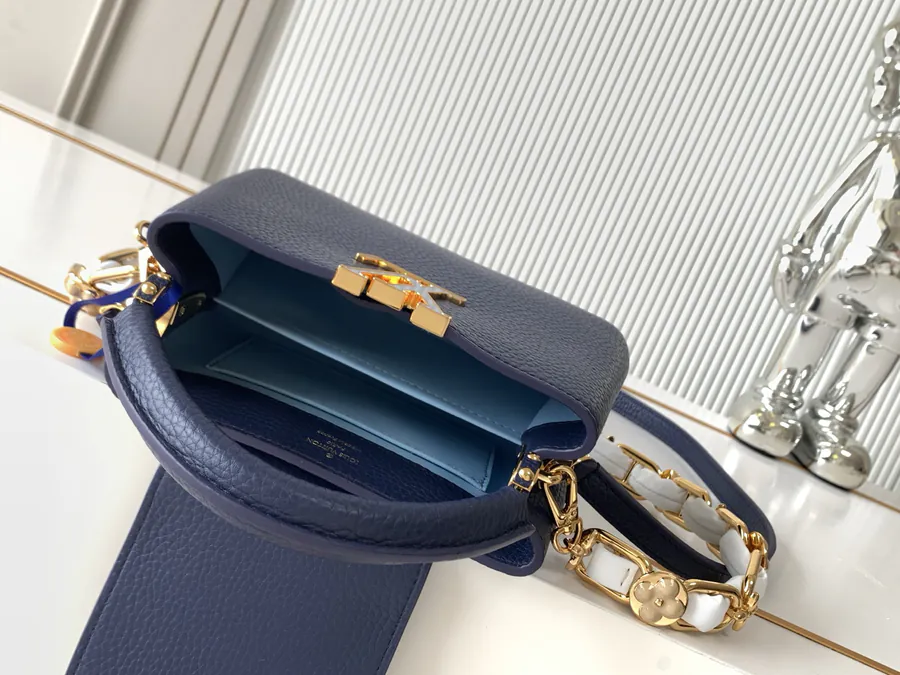 Capucines BB Handbag in Blue