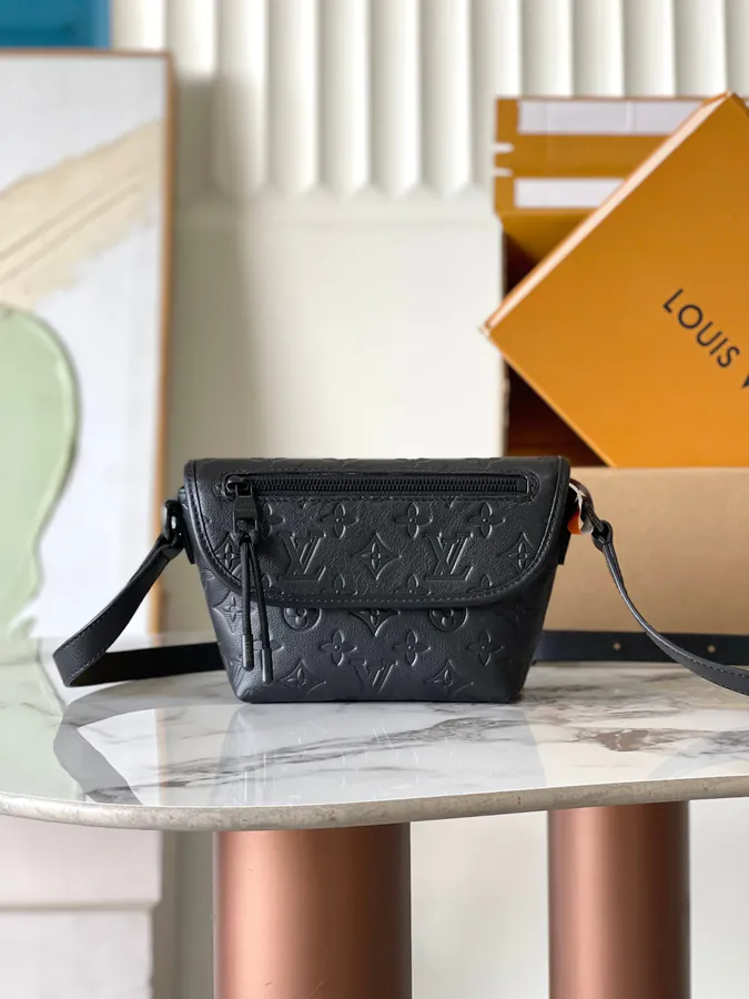 Top Reinforced Bucket Bag with Monogram