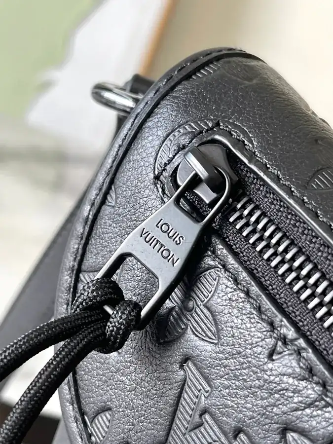 Top Reinforced Bucket Bag with Monogram