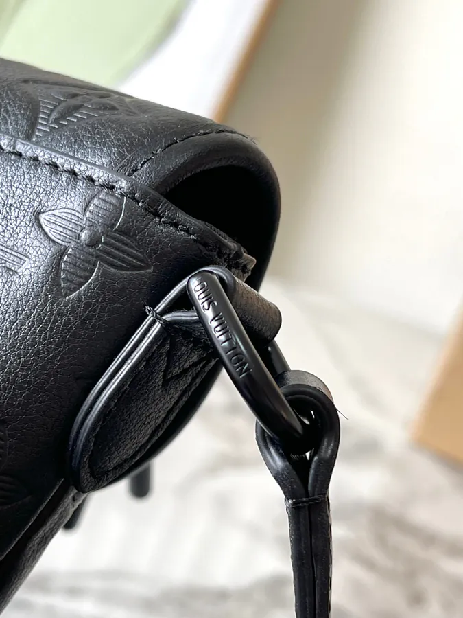 Top Reinforced Bucket Bag with Monogram