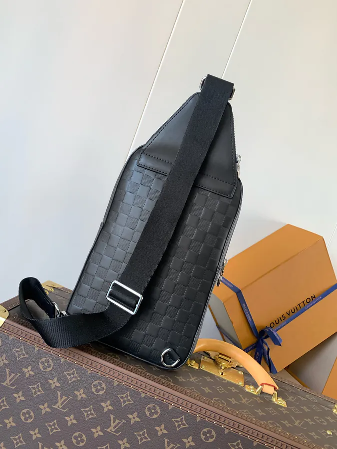 N45303 Black Damier Infini Bucket Bag