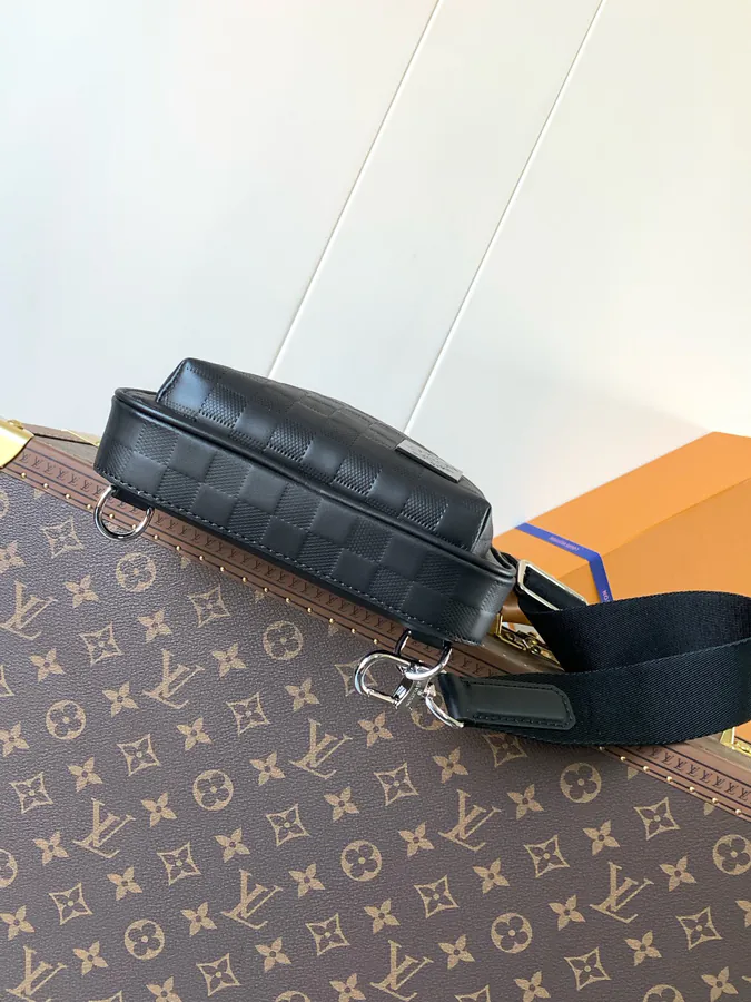 N45303 Black Damier Infini Bucket Bag