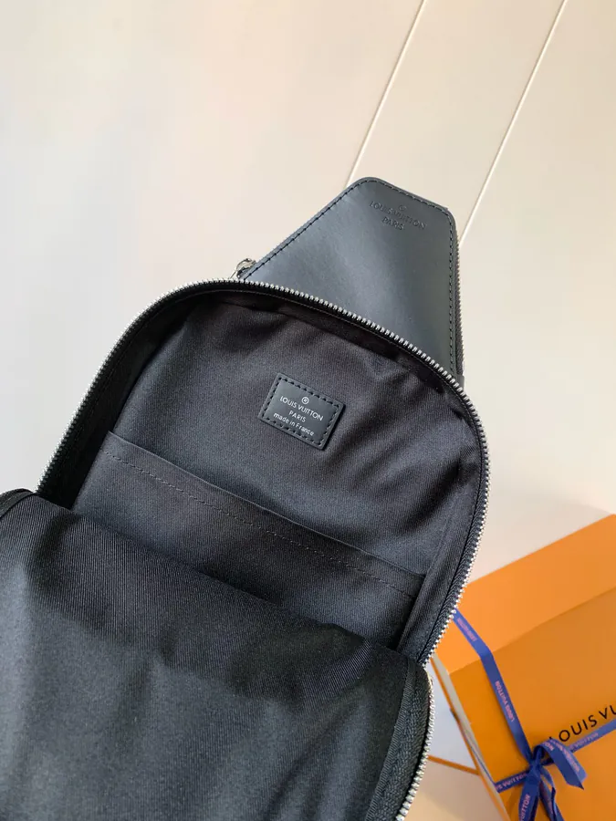 N45303 Black Damier Infini Bucket Bag