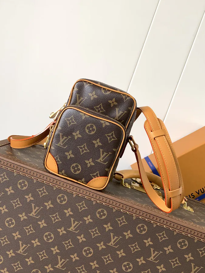 Pharrell Williams Amazone Crossbody Monogram Leather
