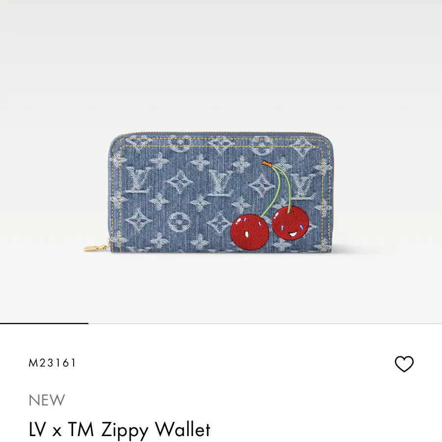 New LV x TM Zippy Wallet