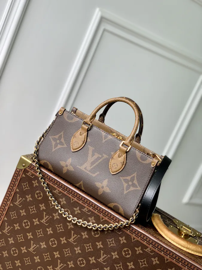 OnTheGo East West Tote with Monogram Giant Elements