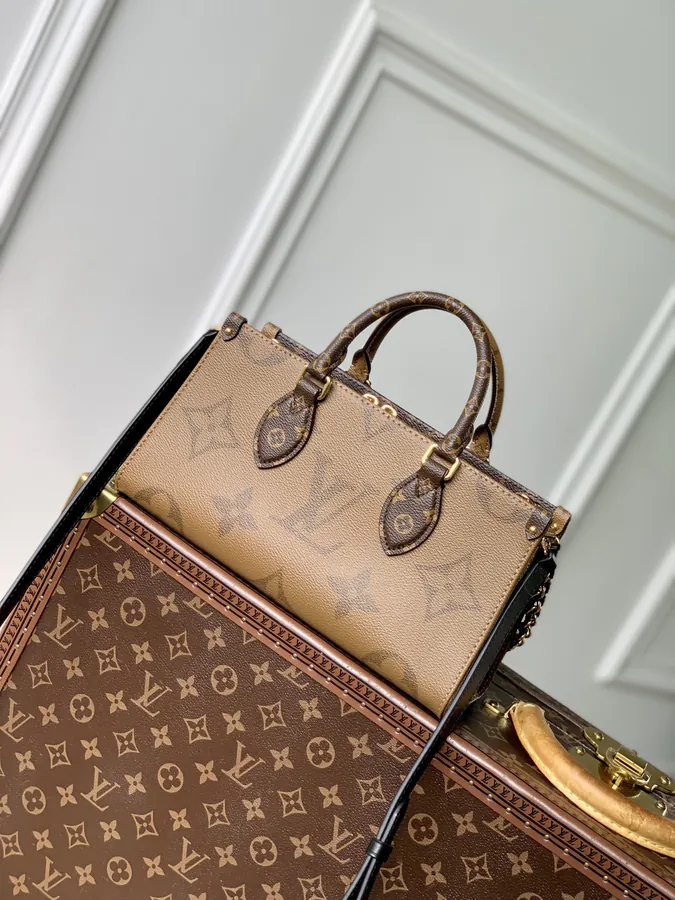 OnTheGo East West Tote with Monogram Giant Elements