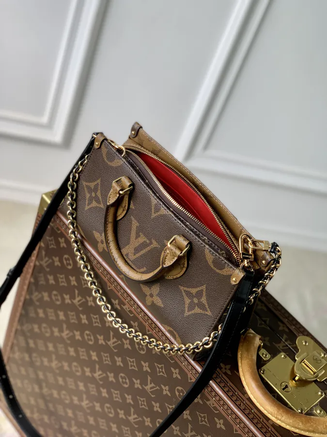 OnTheGo East West Tote with Monogram Giant Elements
