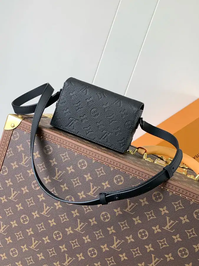 Steamer Mini Tote in Taurillon Leather with Monogram Pattern