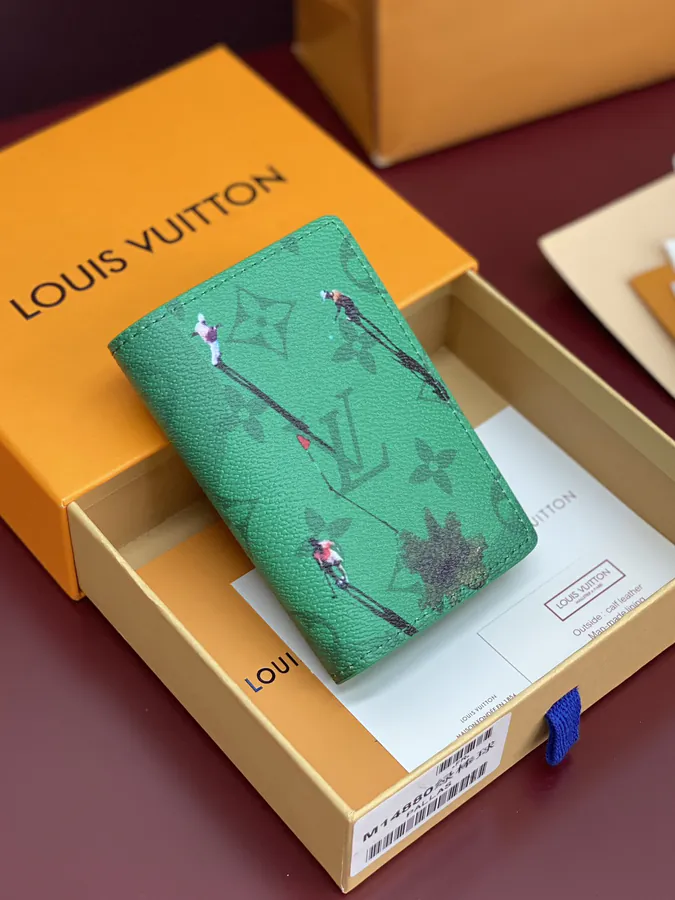 Coco Sporty Wallet Baseball Green