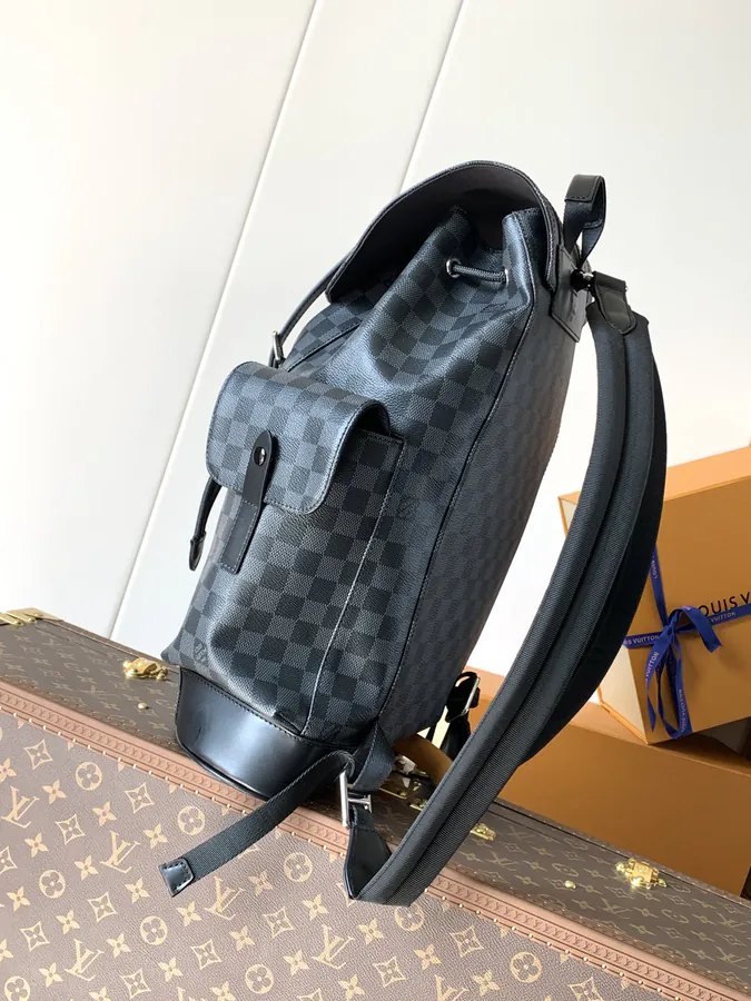 Christopher Double Shoulder Bag in Monogram Canvas