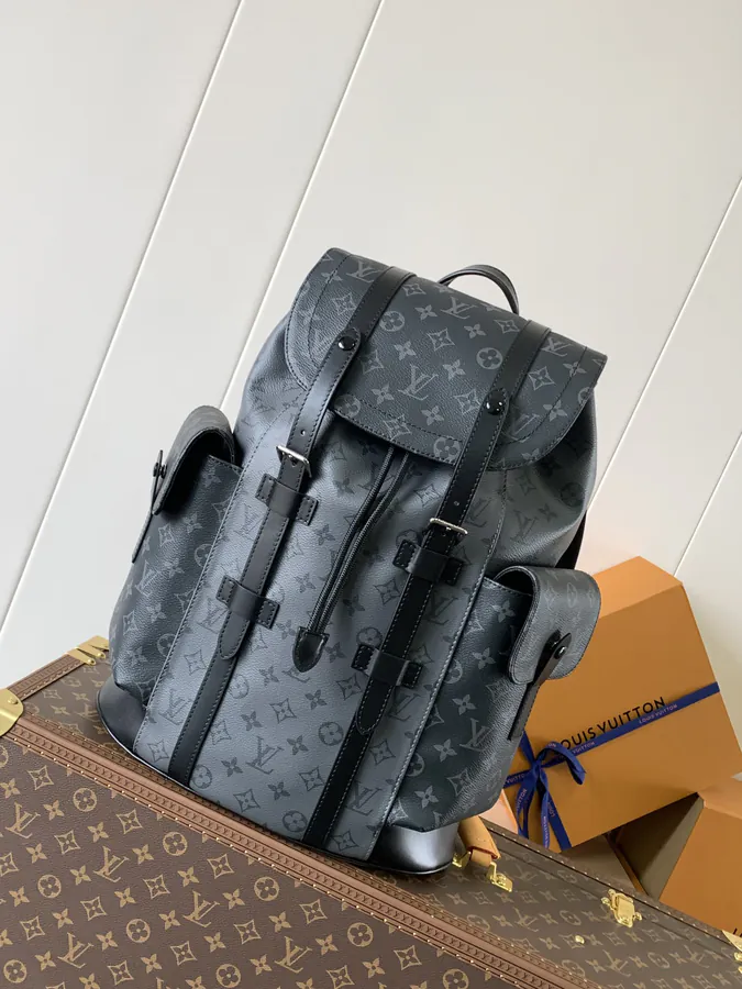 Christopher Double Shoulder Bag in Monogram Canvas