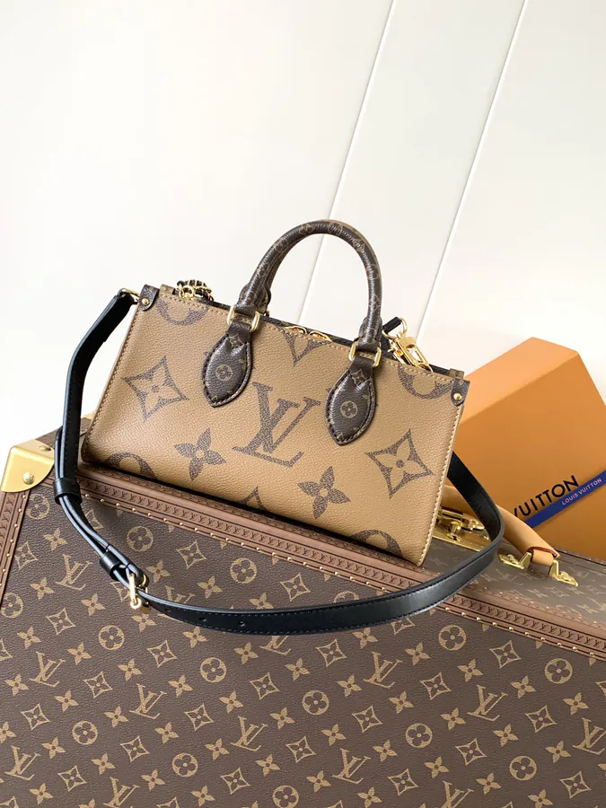 OnTheGo East West Handbag with Giant Monogram and Monogram Reverse Elements