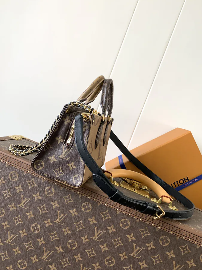 OnTheGo East West Handbag with Giant Monogram and Monogram Reverse Elements
