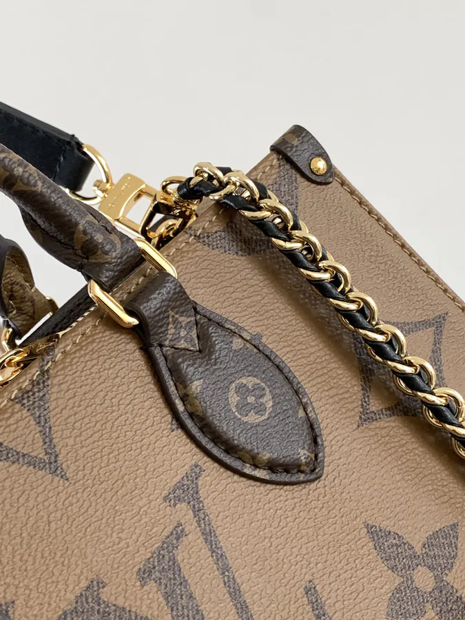 OnTheGo East West Handbag with Giant Monogram and Monogram Reverse Elements
