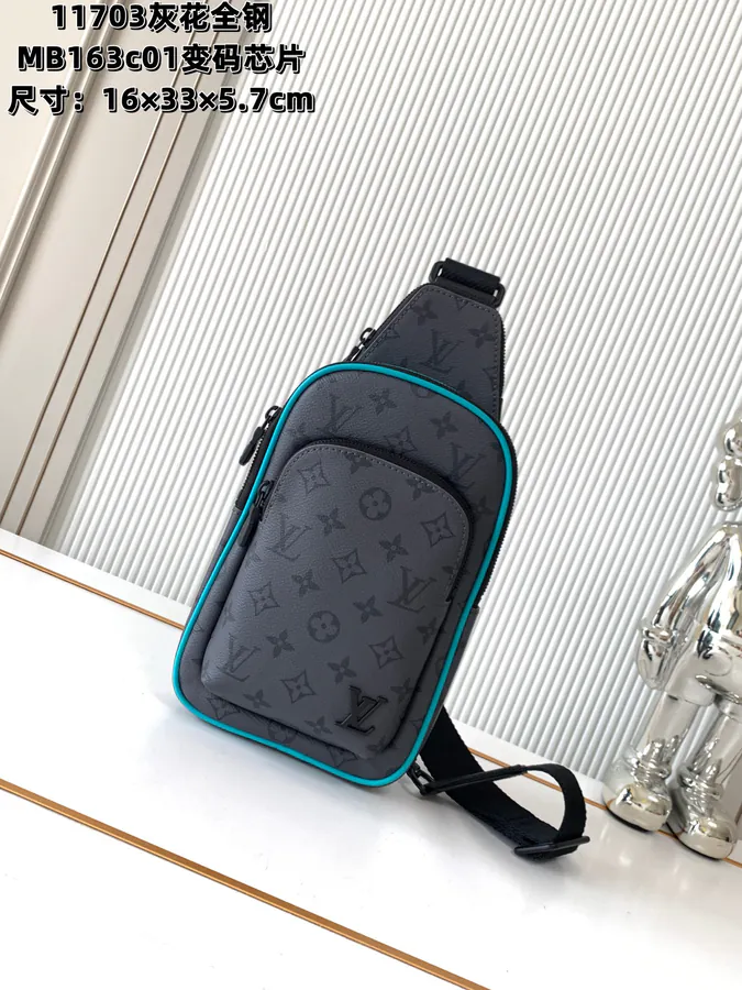 Avenue Mini Crossbody Bag with Monogram Eclipse Canvas