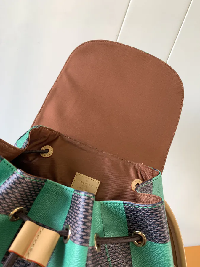Christopher Green Grid Small Backpack