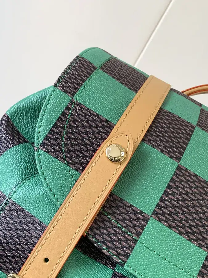 Christopher Green Grid Small Backpack