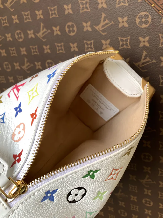 Side Trunk Midsize Handbag with Monogram Pattern