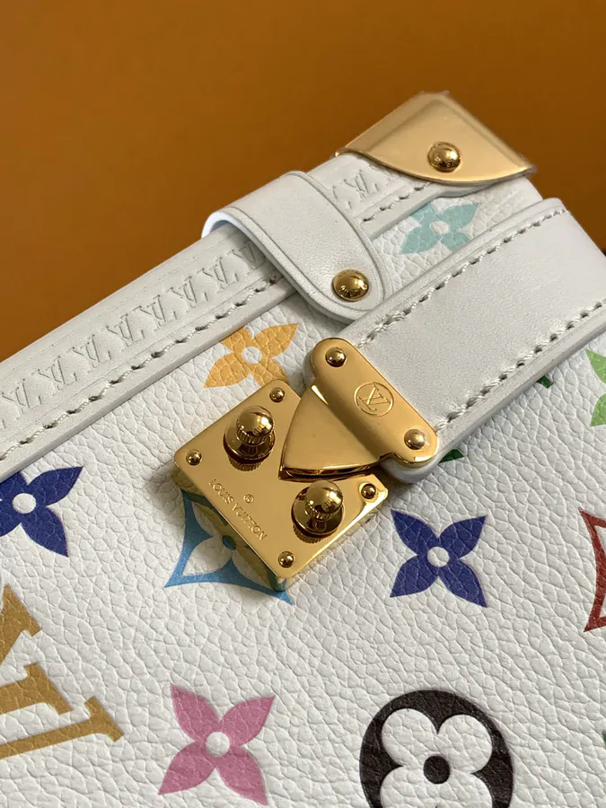 Side Trunk Midsize Handbag with Monogram Pattern