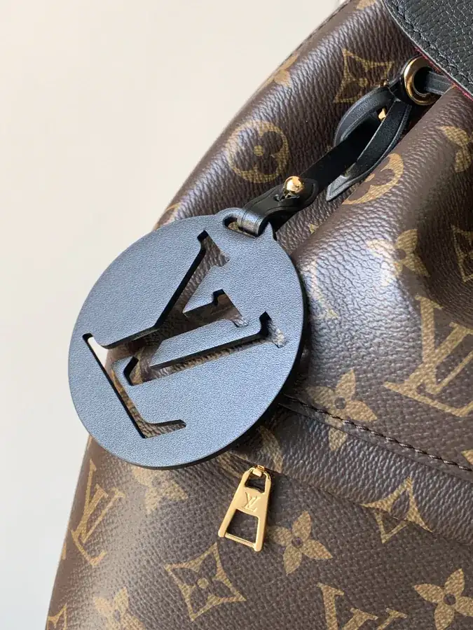 Montsouris Small Backpack Monogram Canvas & Leather