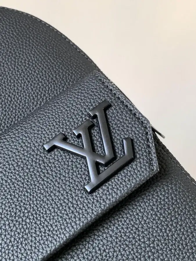 Pilot Crossbody Bag Blue, Black, Semi Handmade