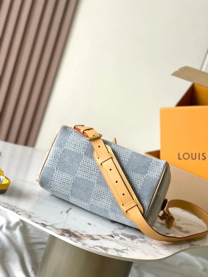 Pharrell Williams Speedy 25Bandouliere Handbag with Damier Denim 3D Canvas