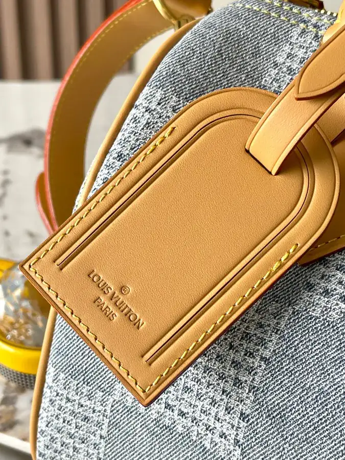 Pharrell Williams Speedy 25Bandouliere Handbag with Damier Denim 3D Canvas