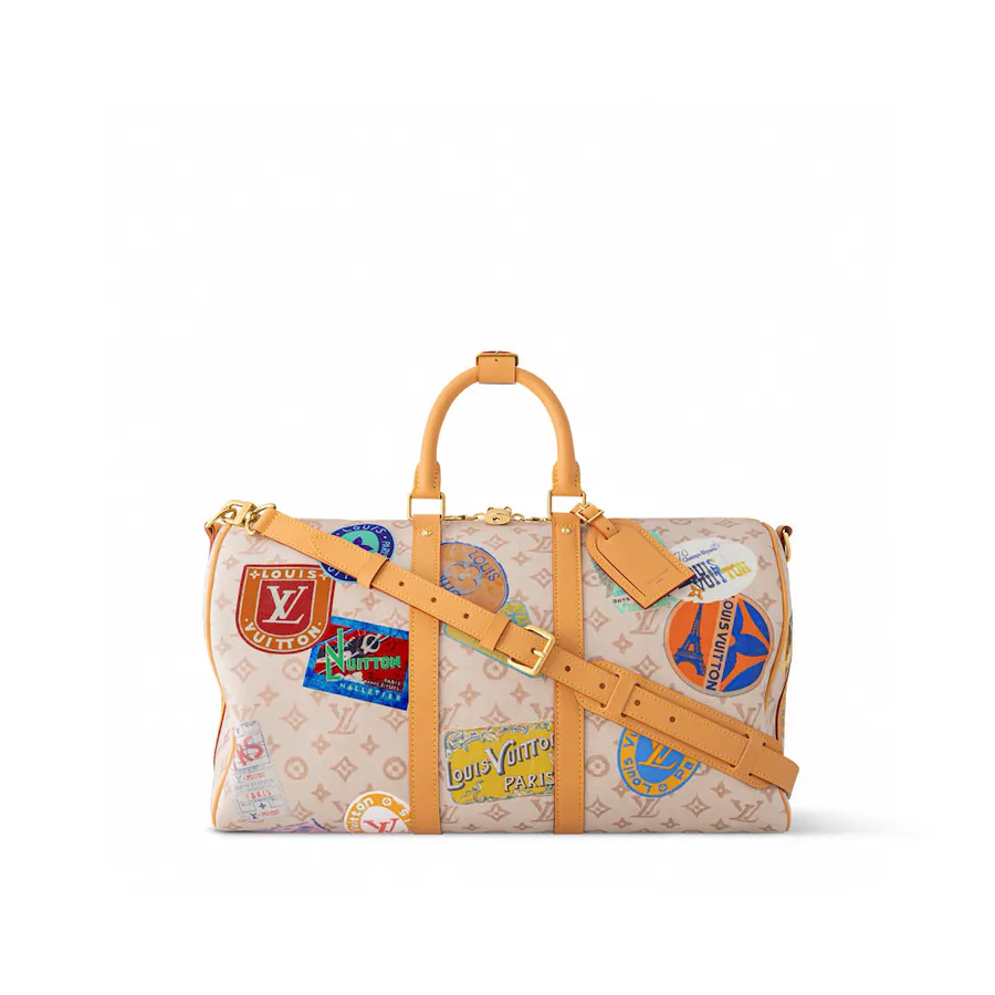 P700 M14736 White Keepall BandoULIÈRE