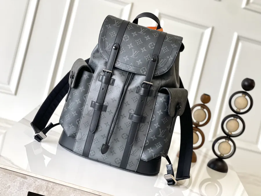 Christopher Monogram Eclipse Double Shoulder Bag Small