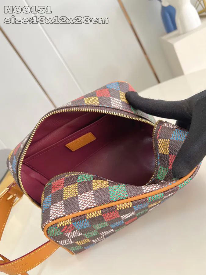 Loer Do Kit Travel Bag Damoflage Coated Canvas