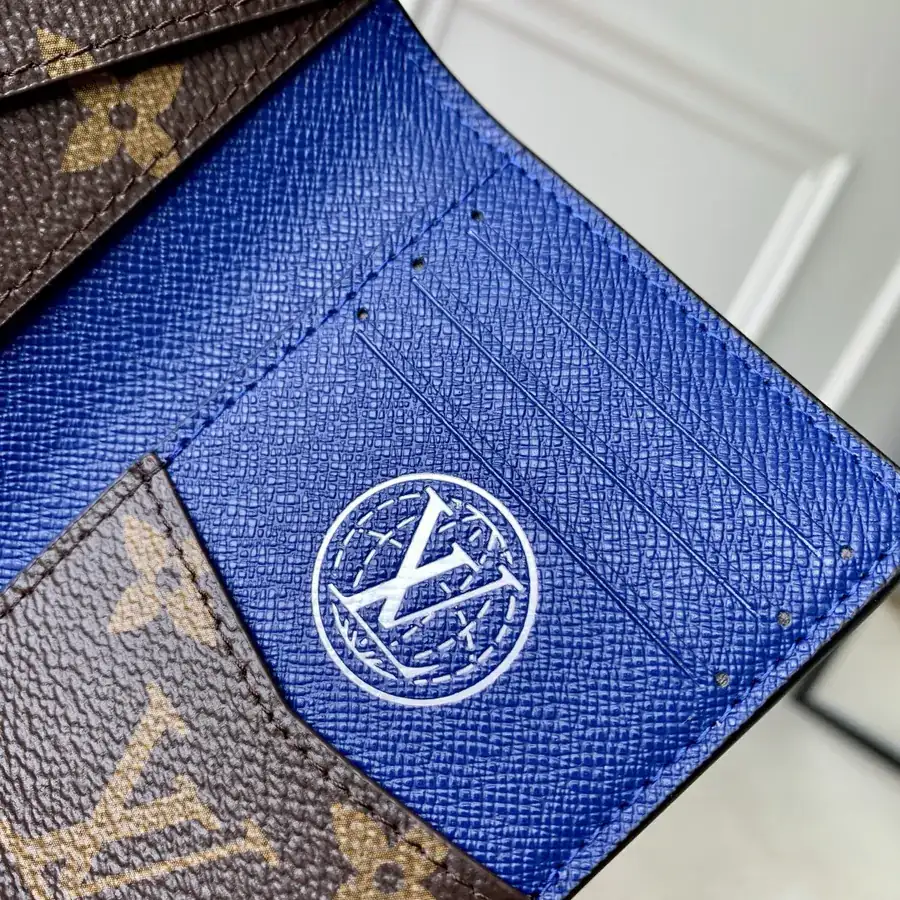 Pharrell Williams Damier Heritage Wallet with Retro Elements
