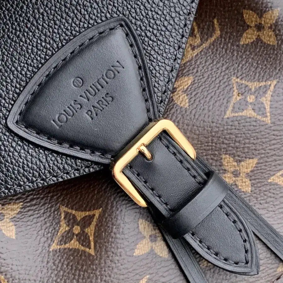 Montsouris Double Shoulder Bag with Monogram Empreinte
